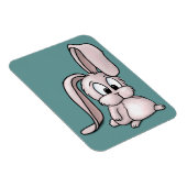 Cute Pink Rabbit Cartoon Magneet (Rechterzijde)