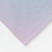 Cute Pink Rainbow unicorn Glitter Drift monogram Fleece Deken (Hoek)