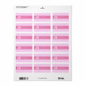 Cute Pink Return Address Labels (Full Sheet)