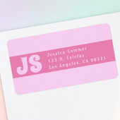 Cute Pink Return Address Labels