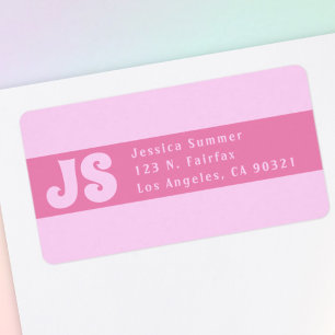 Cute Pink Return Address Labels