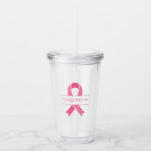 Cute Pink Ribbon Breast Cancer Bewustheid
