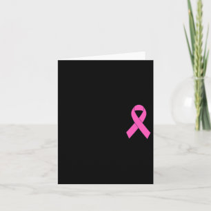 Cute Pink Ribbon Breast Cancer Bewustheid Vrouwen  Kaart