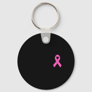 Cute Pink Ribbon Breast Cancer Bewustheid Vrouwen Sleutelhanger