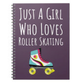 Cute Pink Roller Skating Gifts For Girls For Kids Notitieboek (Voorkant)