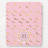 Cute Pink Rose Muismat (Voorkant)