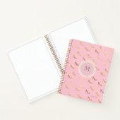 Cute Pink Rose Notitieboek (Binnen)