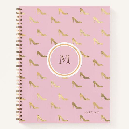 Cute Pink Rose Notitieboek (Voorkant)