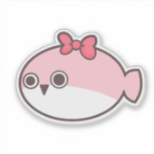 Cute Pink Sakabambaspis Sticker (Voorkant)