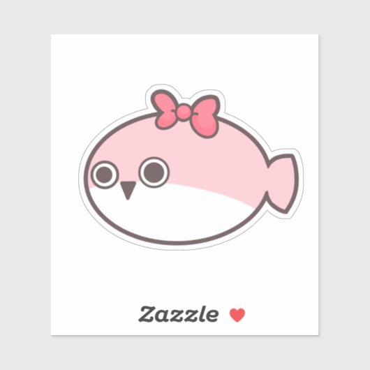 Cute Pink Sakabambaspis Sticker (Vel)