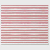 Cute Pink Scandinavian kerstwrapping Paper Cadeaupapier (Vlak)
