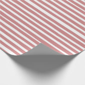 Cute Pink Scandinavian kerstwrapping Paper Cadeaupapier (Hoek)