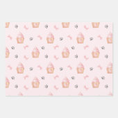 Cute Pink Schnauzer Inpakpapier Vel (Voorkant 2)
