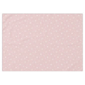 Cute Pink Snow Pattern Tafelkleed (Voorkant (Horizontaal))