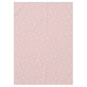 Cute Pink Snow Pattern Tafelkleed (Voorkant)