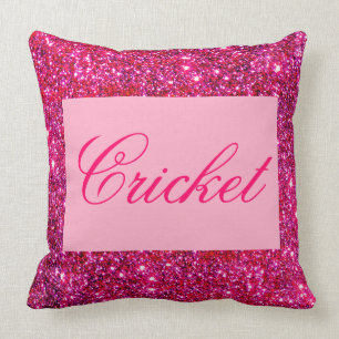Cute Pink Sparkly Glittery Kussens