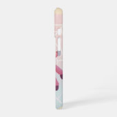 Cute Pink Spider Web Phone Case iPhone 16 Hoesje (Linkerkant)