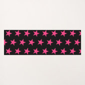 Cute Pink Star Pattern Long Yoga Mat (Achterkant (horizontaal))