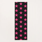 Cute Pink Star Pattern Long Yoga Mat (Achterkant)