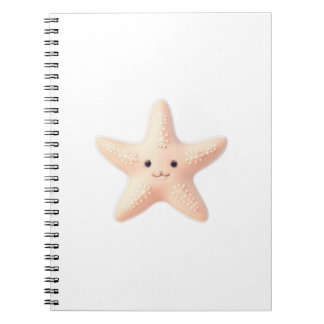 Cute Pink Starfish Notitieboek