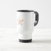 Cute Pink Starfish Reisbeker (Voorkant rechts)
