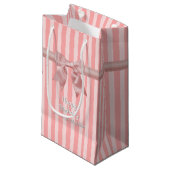 Cute Pink Stripes  Bak Aangepast kleine cadeautas (Voorkant Gekanteld)