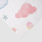 Cute pink sweet cupcake unicorn rainbow Pattern Tissuepapier (Detail)