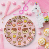 Cute Pink Sweet Kawaii-verdragspartij Papieren Bordje (Feest)
