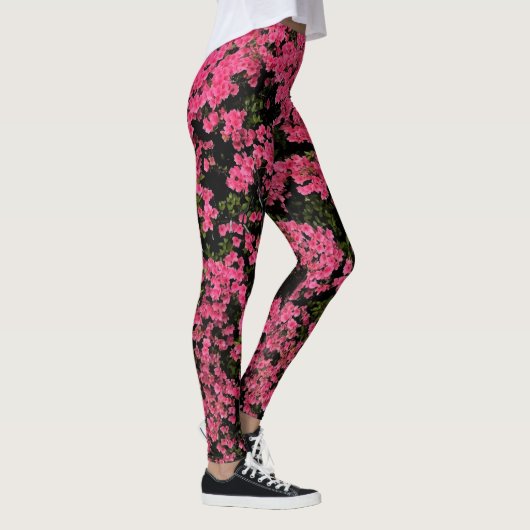 Cute Pink Tree Pattern Girly Leggings (Rechts)