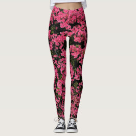 Cute Pink Tree Pattern Girly Leggings