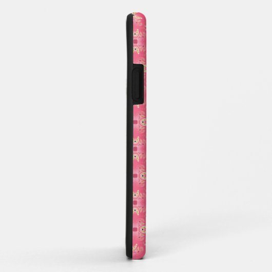 Cute Pink Tribal Pattern iPhone 5 Hoesje (Achterkant/rechts)
