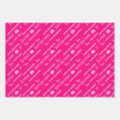 Cute Pink Trick O Treat Happy Halloween Gift Inpakpapier Vel (Voorkant 3)