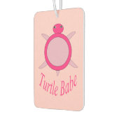 Cute Pink Turtle Babe Air Freshener Luchtverfrisser (Links)