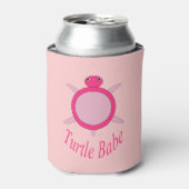 Cute Pink Turtle Babe Koelbox Blikjeskoeler (Blikje Voorkant)