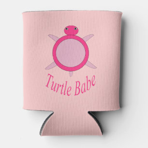 Cute Pink Turtle Babe Koelbox Blikjeskoeler
