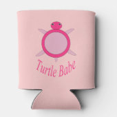 Cute Pink Turtle Babe Koelbox Blikjeskoeler (Achterkant)
