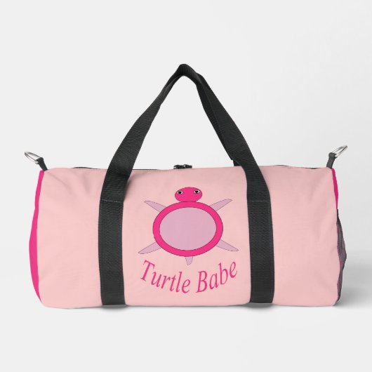 Cute Pink Turtle Babe Plunjezak (Voorkant)