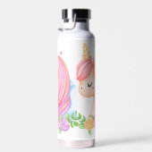 Cute Pink Unicorn kinder Waterfles (Rechts)