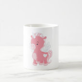 Cute Pink Unicorn Koffiemok (Center)