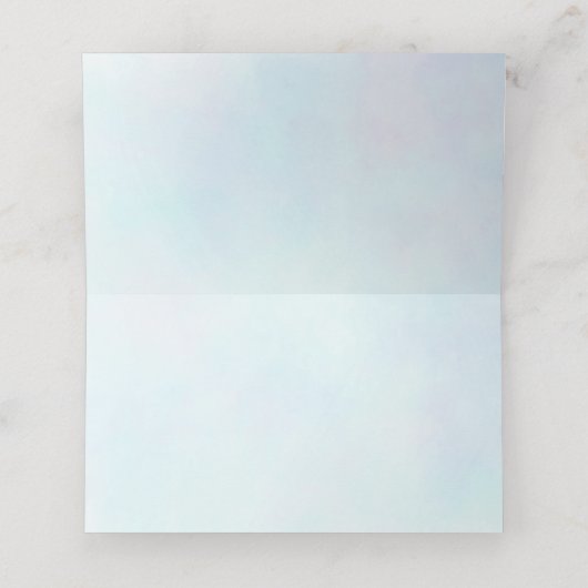 Cute Pink Unicorn met Wings Plaatskaartje (Binnenkant ongevouwen)