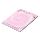 Cute Pink Unicorn Notitieblok (Linkerzijde)