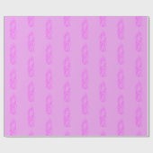 Cute Pink Unicorn Pattern Magical Cadeaupapier (Vlak)