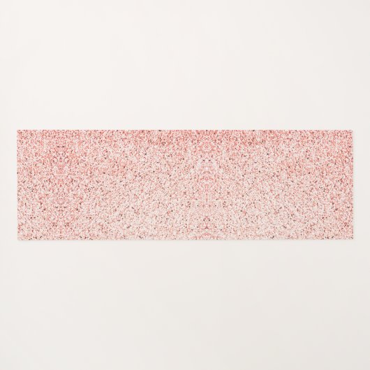 Cute Pink Unicorn Speckles Gepersonaliseerd Yogamat (Achterkant (horizontaal))