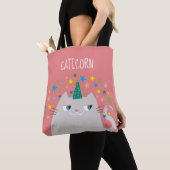 Cute Pink Unicorn Tote Bag (Dichtbij)