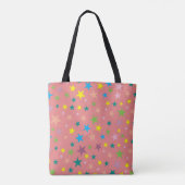 Cute Pink Unicorn Tote Bag (Achterkant)