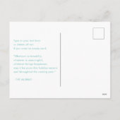 Cute Pink Waterverf Bunny Happy Pasen Feestdagenkaart (Achterkant)