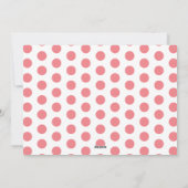 Cute Pink Waterverf Bunny Happy Pasen Feestdagenkaart (Achterkant)