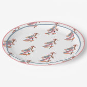 Cute Pink Waterverf Diva Glam Stilettos Papieren Bordje (Gekanteld)