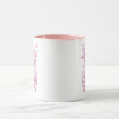 Cute Pink Whimsical Dreamer Typography Mok (Midden)