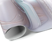 Cute Pink  Winter Birthday Cadeaupapier (Rol Hoek)